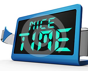 Nice Time Clock Means Enjoyable And Pleasant Experience