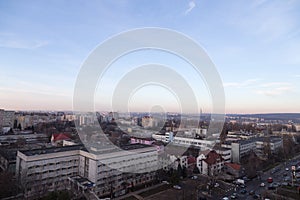 Nice top view of Chisinau and its surroundings