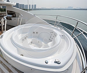 Nice tub on a yacht