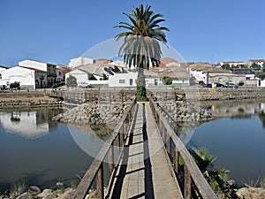 Fishing pond in La Coronada, Badajoz - Spain