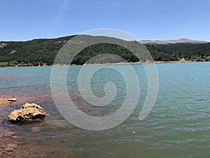 Nice view of clear sea and mountains