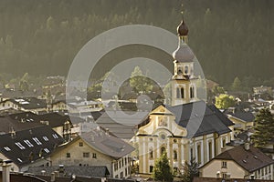 Nice view of Fulpmes, Austria