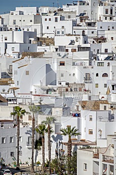 Nice view of the houses of Vejer de la Frontera, Spain photo