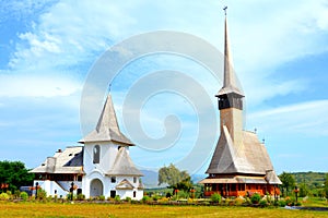 Nice view of Monastery Ieud, Ieud, Maramures, Transylvania