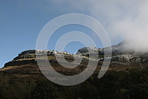 Nice view of the mountain during a morning walk.