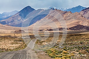 Nice view of Pamir in Tajikistan