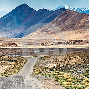 Nice view of Pamir in Tajikistan