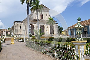 Nice view of plaza Major in Trinidad