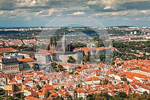 Nice View of Prague in Czech Republic