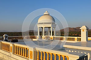 Nice view from the stylish Balaram heritage hotel in Gujarat photo