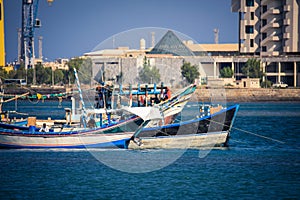 Nice View to the Blue Water Port in the Massawa