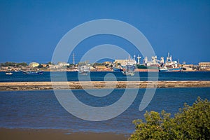 Nice View to the Blue Water Port in the Massawa
