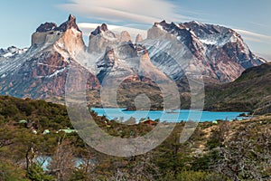 Nice view of Torres Del Paine National Park, Chile