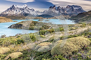 Nice view of Torres Del Paine National Park, Chile