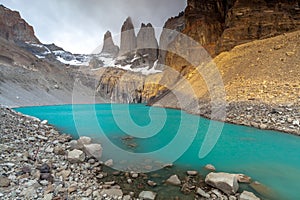 Nice view of Torres Del Paine National Park, Chile