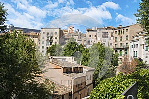 Nice village landscape. Views of the city of Cuenca