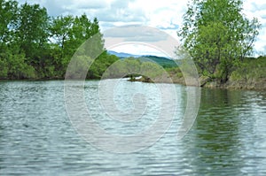 Nice water in the lake near the town of Bikin, Russia 11.