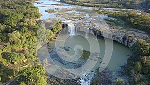 Nice Waterfall Dray-Nur Area and Bridge Upper View