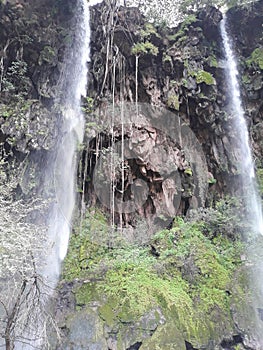 Waterfall in salala during karif season photo