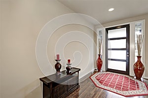 Nicely decorated Entryway in a new house