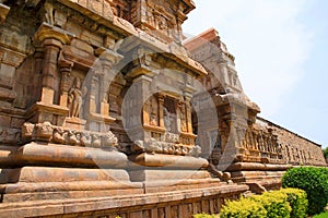 Niches on the southern wall of the mukhamandapa, Brihadisvara Temple, Gangaikondacholapuram, Tamil Nadu, India