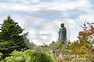 The Nichiren Statue on Sado Island, Japan