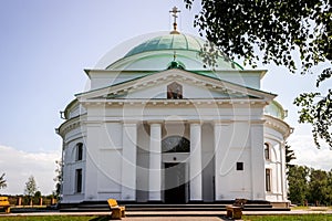 Nicholas Church in the village of Dikanka Poltava region. Sights of Ukraine