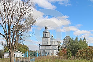 Nicholas The Wonderworker`s temple of the village of Ukhmana