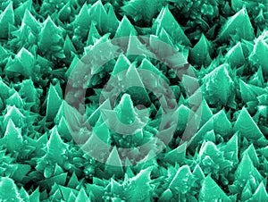 Nickel nanostructures grown by electrolysis