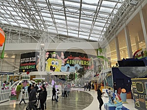 Nickelodeon Universe at the American Dreams mall in East Rutherford, New Jersey