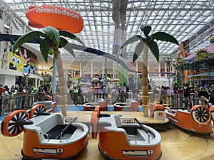 Nickelodeon Universe at the American Dreams mall in East Rutherford, New Jersey