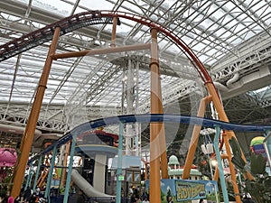 Nickelodeon Universe at the American Dreams mall in East Rutherford, New Jersey