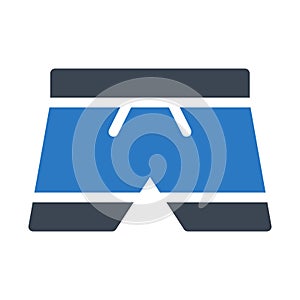 Nicker vector glyph color icon