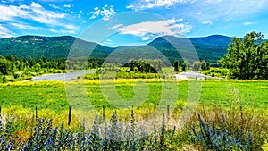 The Nicola River flows through the Lower Nicola Valley near Merritt