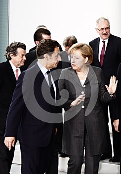 Nicolas Sarkozy, Angela Merkel