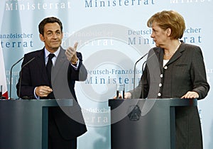 Nicolas Sarkozy, Angela Merkel