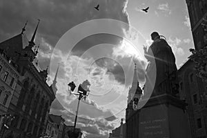 Nicolaus Copernicus Monument in Torun.