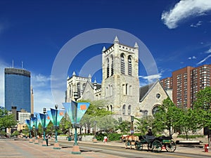 Nicollet Mall street in Minneapolis