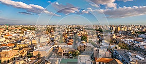 Nicosia City, panoramic view. Old town. Cyprus