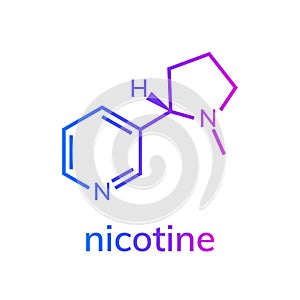 Nicotine chemical formula