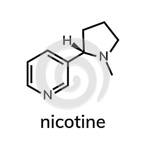 Nicotine chemical formula
