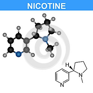 Nicotine structure
