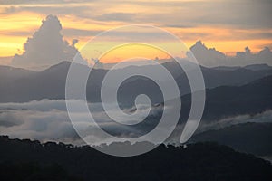 Nicoya Peninsula Morning Mountain Mist photo