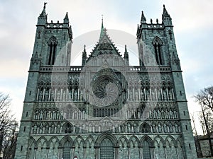 Nidaros Cathedral/Nidarosdomen, Trondheim, Norway.