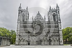 Nidaros Cathedral in Trondheim, Norway.