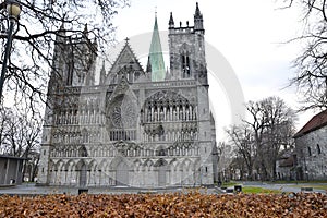 Nidaros Cathedral in Trondheim, Norway