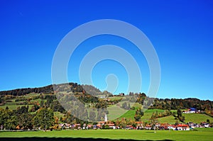 Niedersonthofen is a village in Bavaria, Germany in the middle o