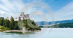 Niedzica Castle (or Dunajec Castle) summer panorama (Poland)