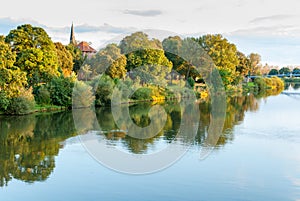 Nienburg on the river Weser photo