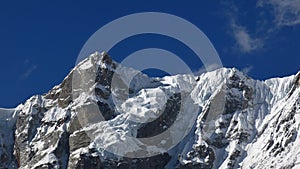 Nierekha Peak, high mountain in the Himalayas